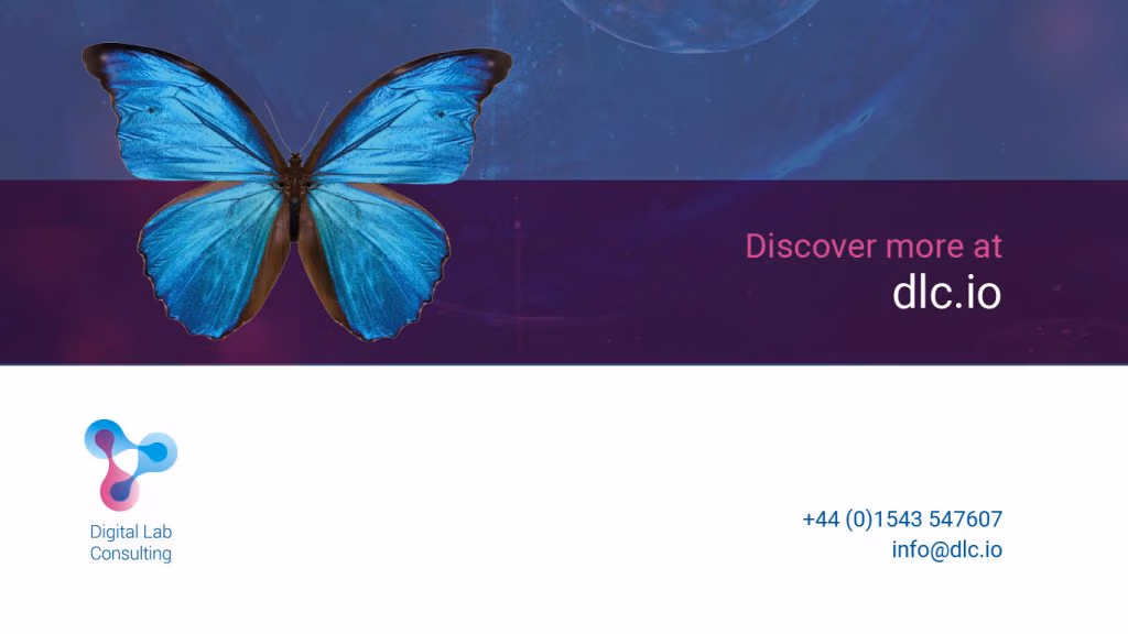 digital lab consulting advert close up