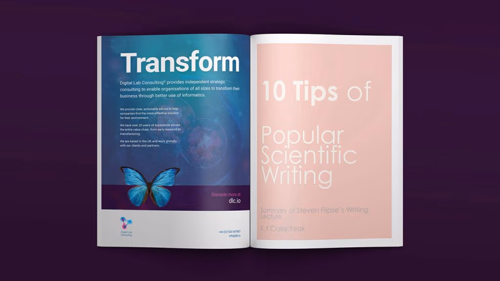 digital lab consulting advert in magazine