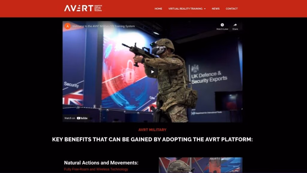 Adaptive Virtual Reality Training - Second Page