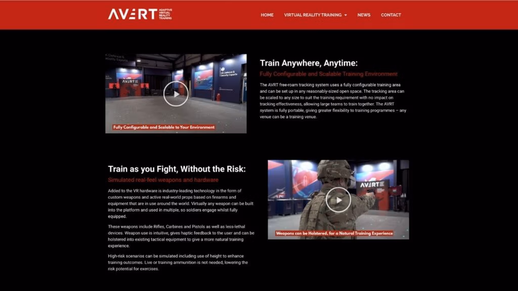 Adaptive Virtual Reality Training - Third page