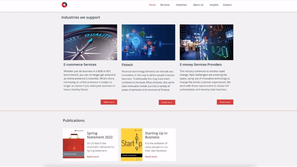Parker Russell Website - Services 2