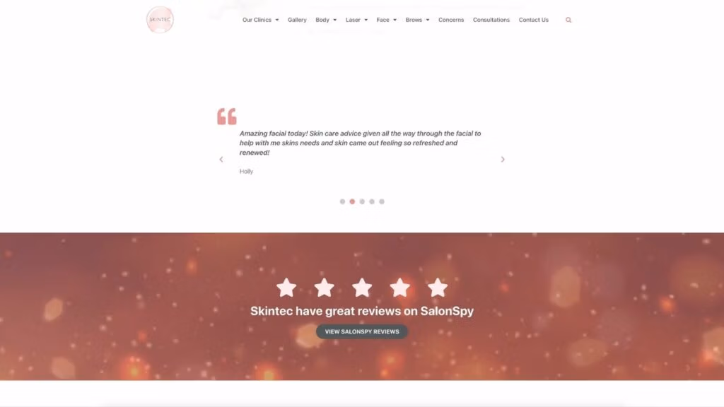 Skintec - Testimonials